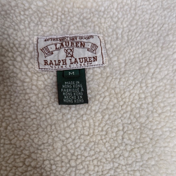 Ralph Lauren Blue Denim Jacket with Cream Collar - Picture 6 of 9